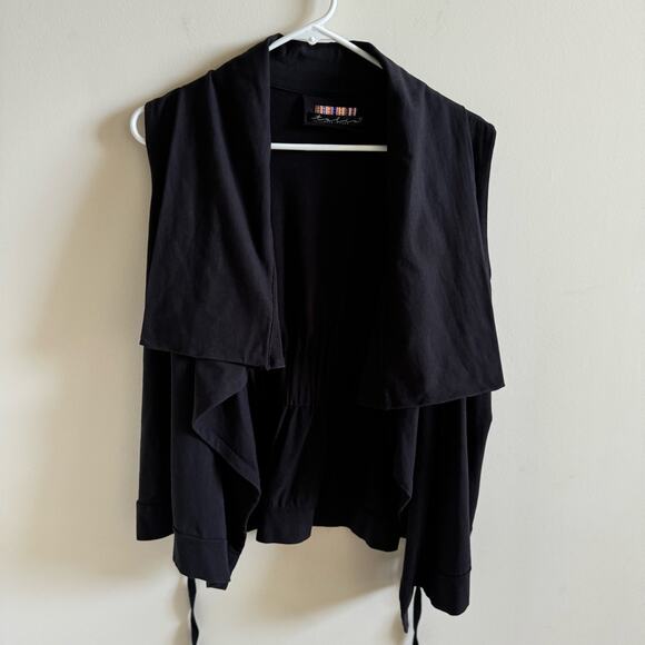 Talia Made In Peru Vest Ladies 0/S One Size Ruche Back Sleeveless Drawstring - Picture 11 of 11